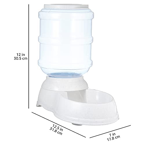 Basics Gravity Pet Food Feeder – 6lb Capacity, Gray