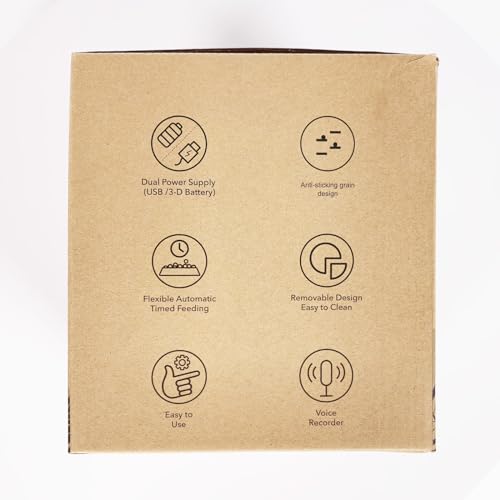 BEMOONY Automatic Cat Feeder β 5L Smart Pet Food Dispenser with Custom Feeding Schedule for Cats & Dogs