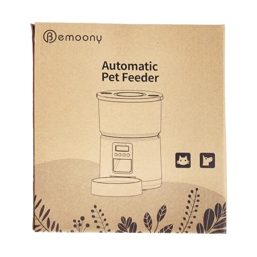 BEMOONY Automatic Cat Feeder β 5L Smart Pet Food Dispenser with Custom Feeding Schedule for Cats & Dogs
