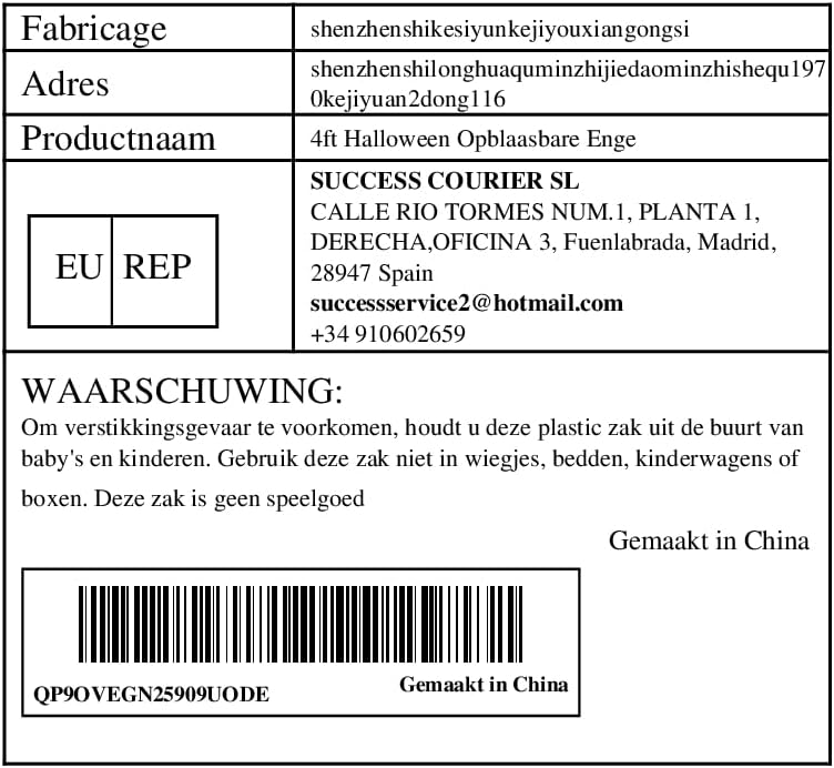 4.5ft Inflatable Scary Flying Ghost - Broke Out From Window - LED Scary Halloween Inflatables - Indoor/Outdoor Decoration