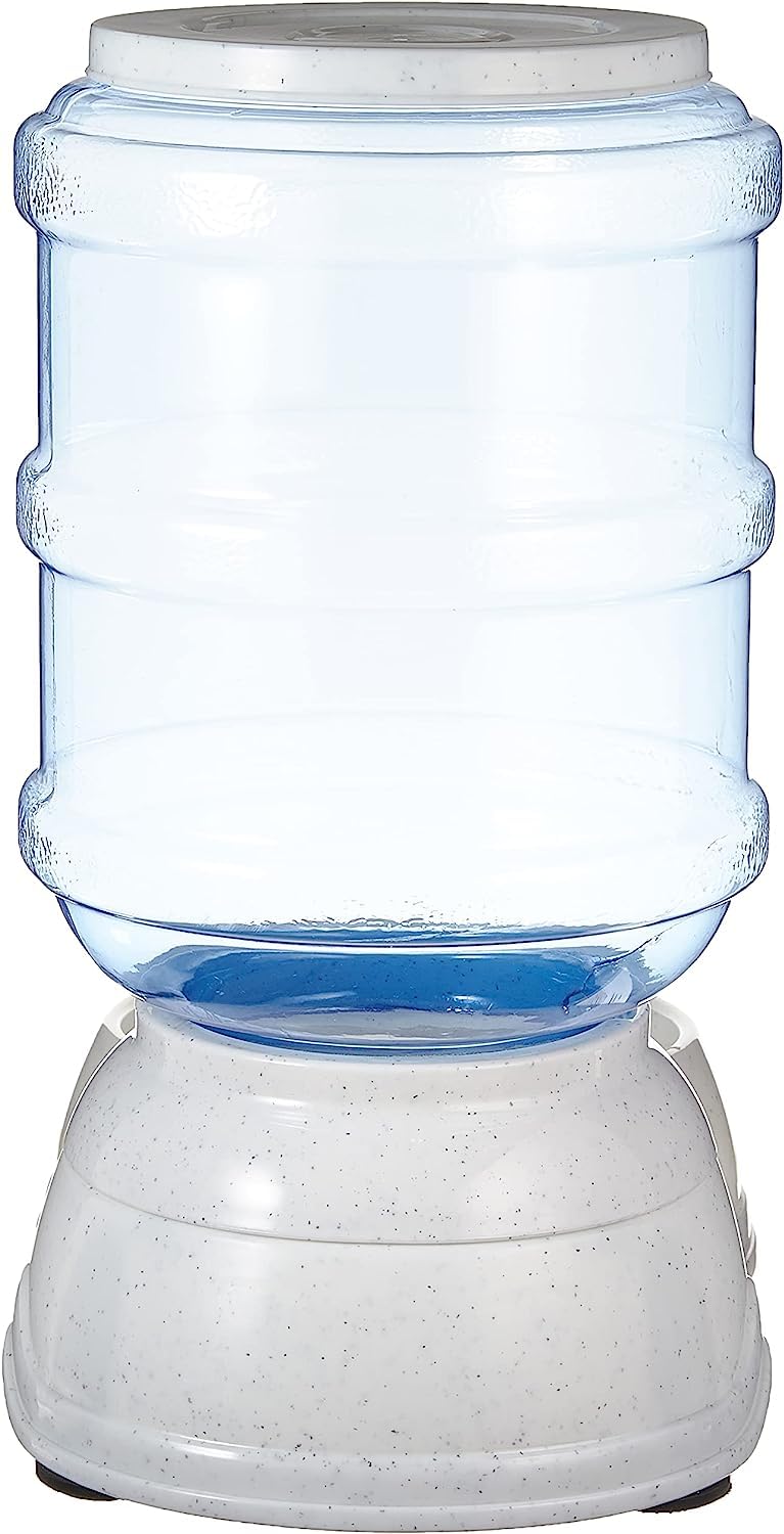 Basics Gravity Pet Food Feeder – 6lb Capacity, Gray