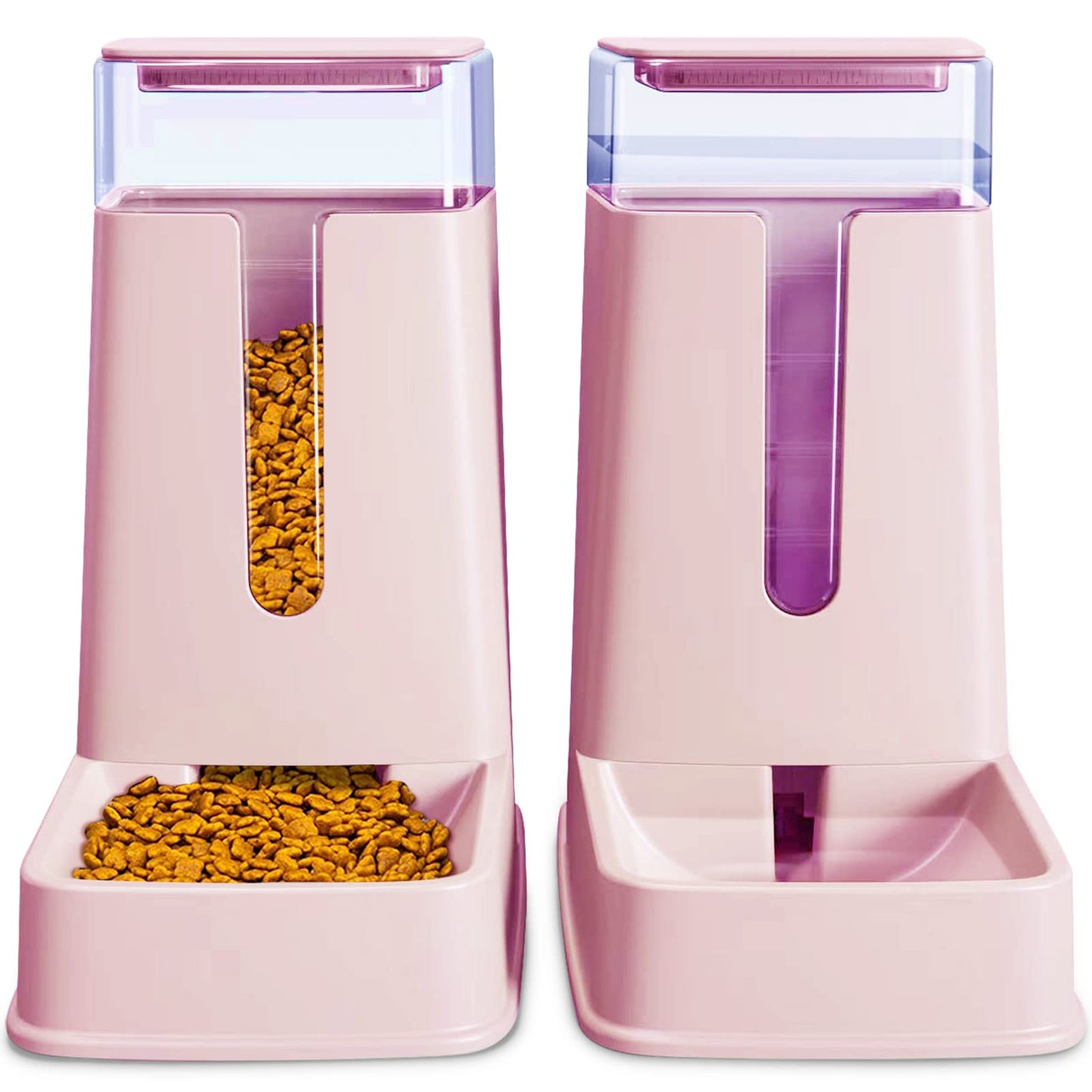 Automatic Cat & Dog Feeder with Water Dispenser β Hipidog Pink 1 Gallon