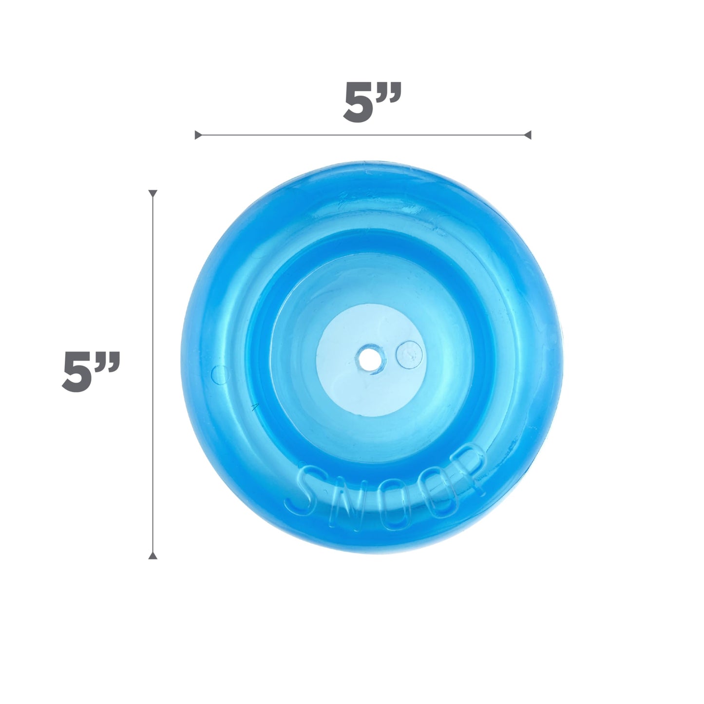 Outward Hound by Planet Dog Snoop Durable Interactive Treat Dispensing Dog Toy, Large, Blue