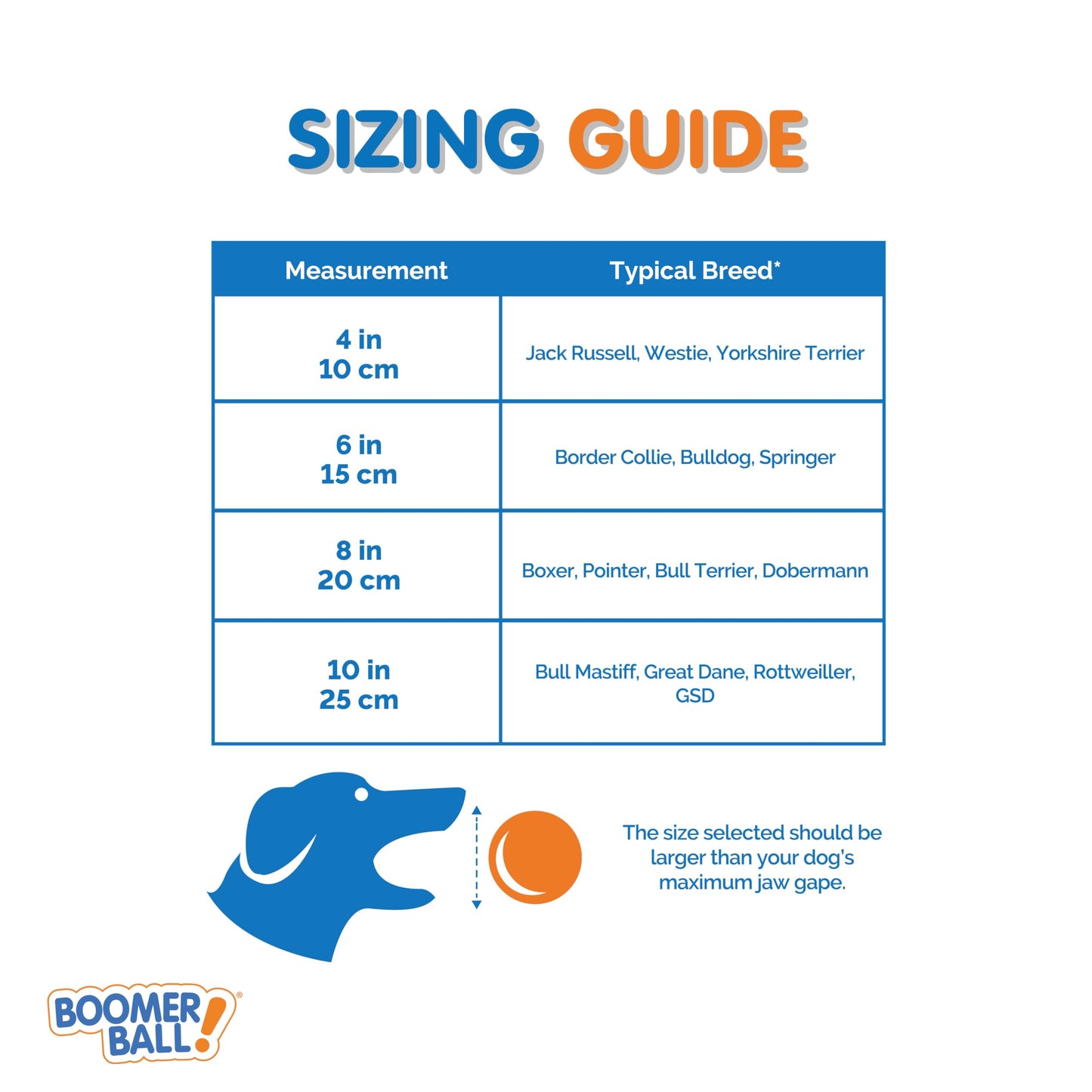 BOOMER BALL 10 inch, Virtually Indestructible Best Dog Toy, Boredom Busting Football, Tough&Durable Large Dog Ball, Floats on Water, Great for Mental Stimulation&High Energy Dogs, Assorted Colours