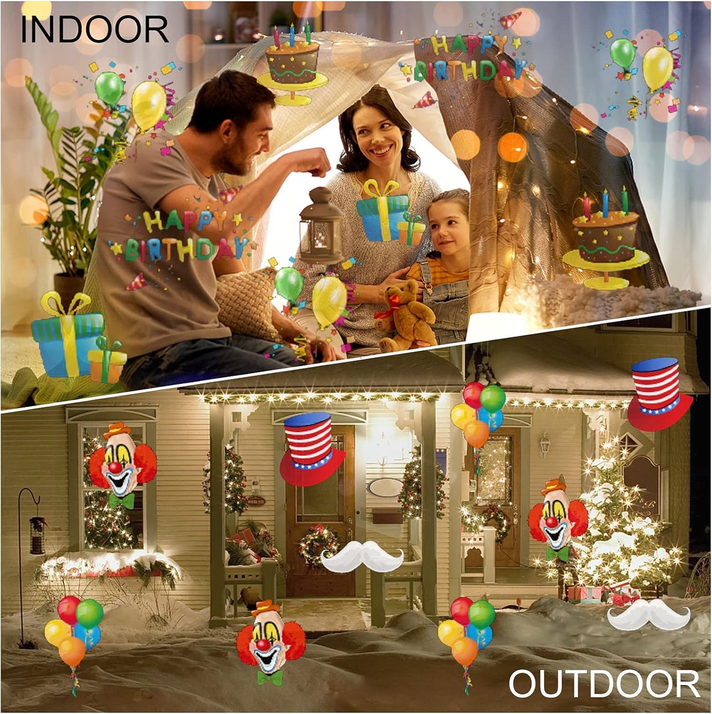 Jsdoin Halloween Projector Lights USB LED Christmas Decorative Lights Moving Rotating Snowstorm Landscape Lamp Spotlight Christmas Halloween Holiday Wedding Party Birthday Home Decoration Light