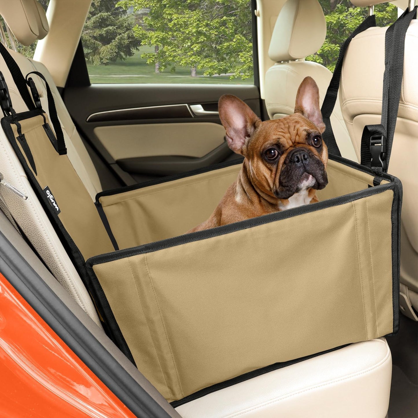 Wuglo Extra Stable Dog Car Seat β Waterproof & Reinforced for Medium Dogs