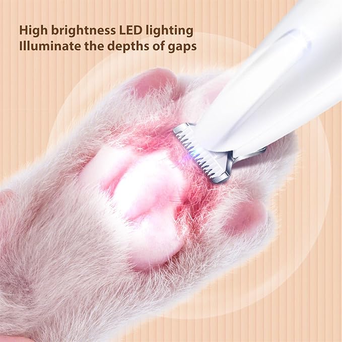 Dog & Cat Paw Trimmer – Quiet Nail Grooming Clipper