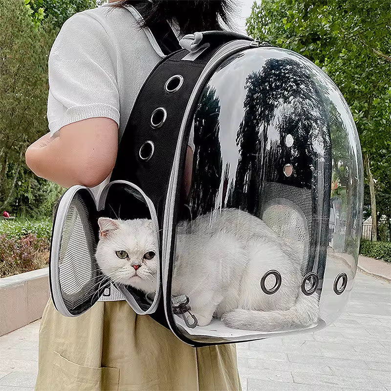 Space Pet Backpack β Cat & Small Animal Carrier, Breathable Travel Bag