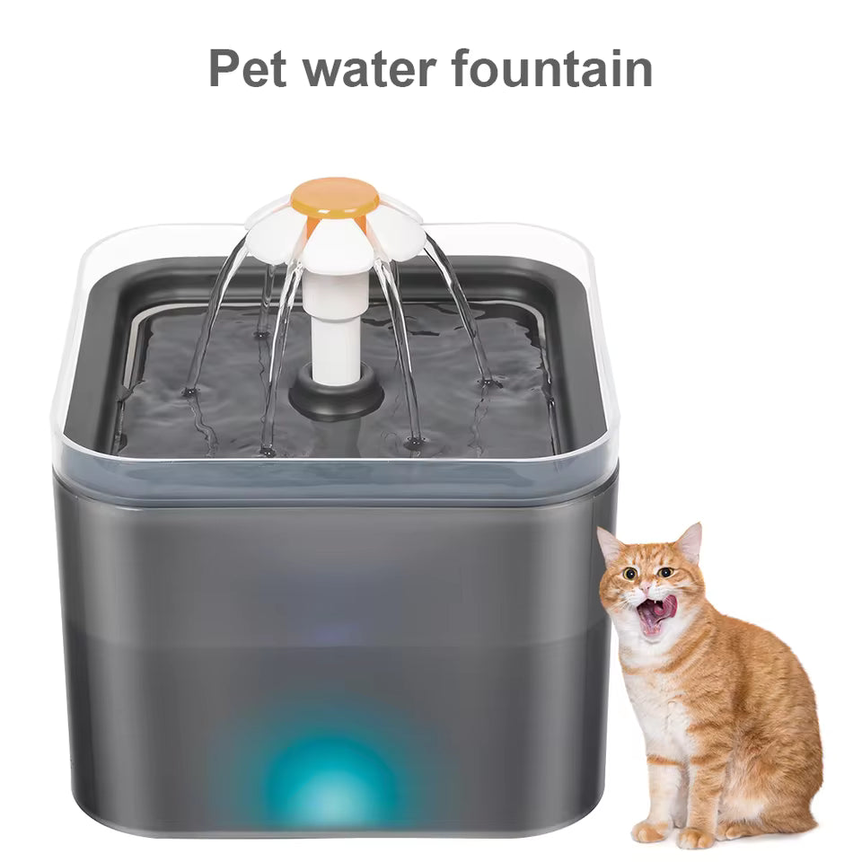 2L Pet Water Fountain – Ultra Quiet Automatic Dispenser with 2 Filters for Cats & Dogs