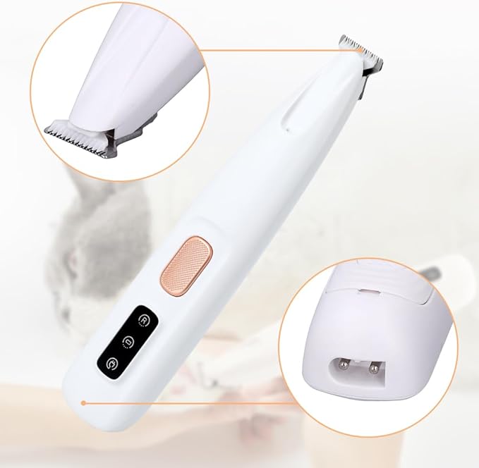 Dog & Cat Paw Trimmer – Quiet Nail Grooming Clipper