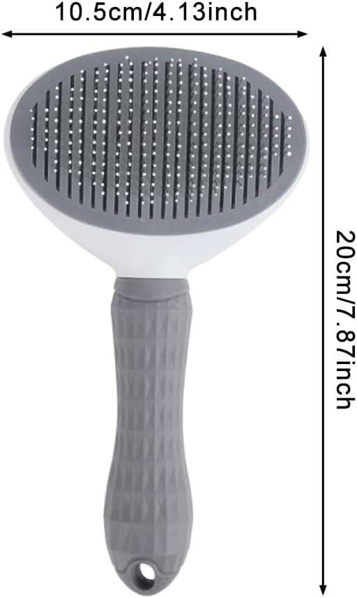 Cat Brush Dog Brush for Shedding, Cat Grooming-Brushes with Release Button, Cats Comb for Kitten Puppy Massage Removes Tangles and Loose Fur, Long or Short Haired Cats