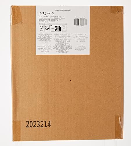 Basics Gravity Pet Water Dispenser for Cats & Dogs – 1 Gallon Capacity, Gray