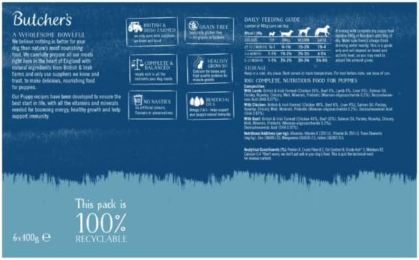 Butchers Grain-Free Puppy Wet Food | Complete & Natural Recipe