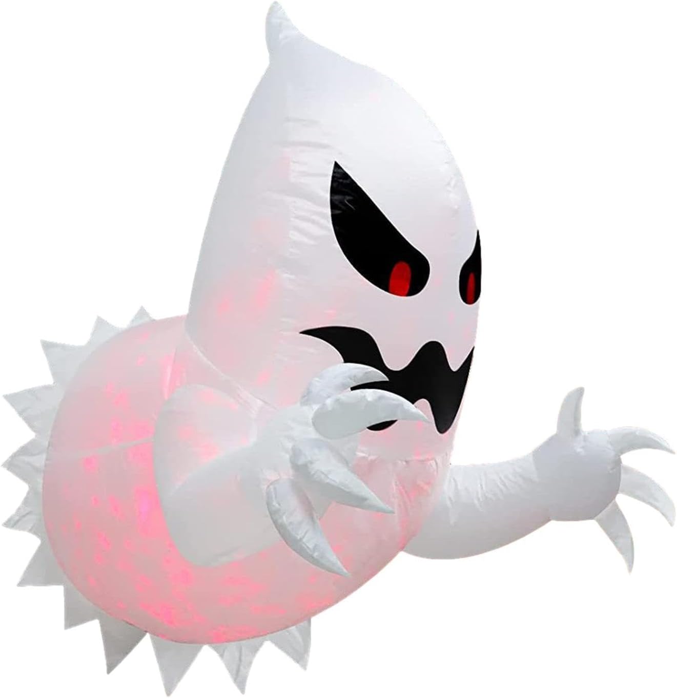 4.5ft Inflatable Scary Flying Ghost - Broke Out From Window - LED Scary Halloween Inflatables - Indoor/Outdoor Decoration