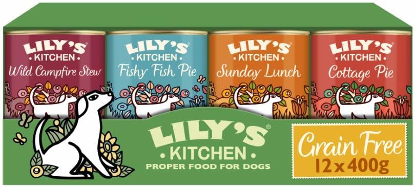 Lily’s Kitchen Natural Adult Wet Dog Food – Classic Dinners with Real Meat & Veggies