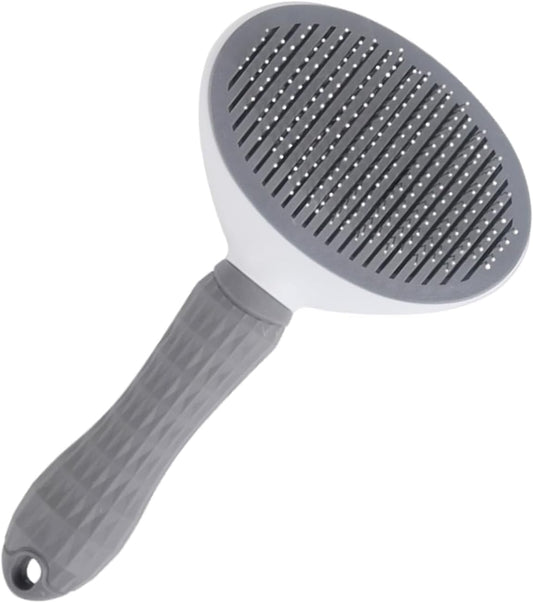 Cat Brush Dog Brush for Shedding, Cat Grooming-Brushes with Release Button, Cats Comb for Kitten Puppy Massage Removes Tangles and Loose Fur, Long or Short Haired Cats