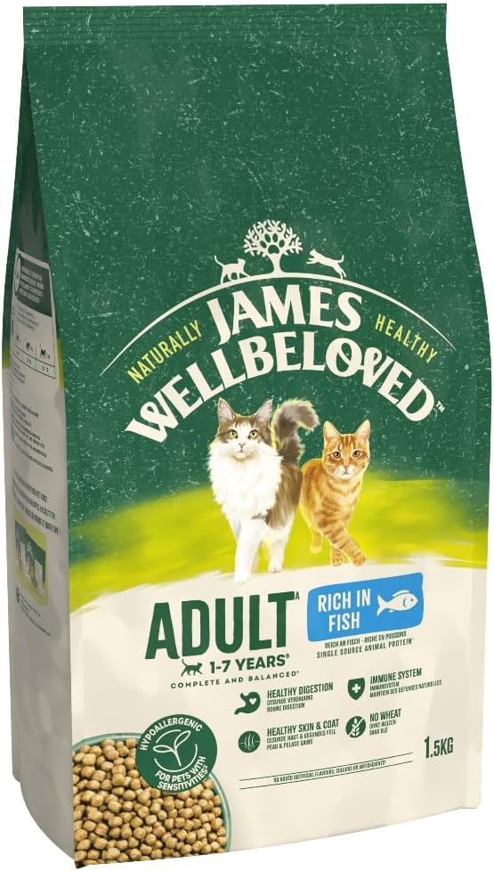 James Wellbeloved Hypoallergenic Dry Cat Food for Adult Cats