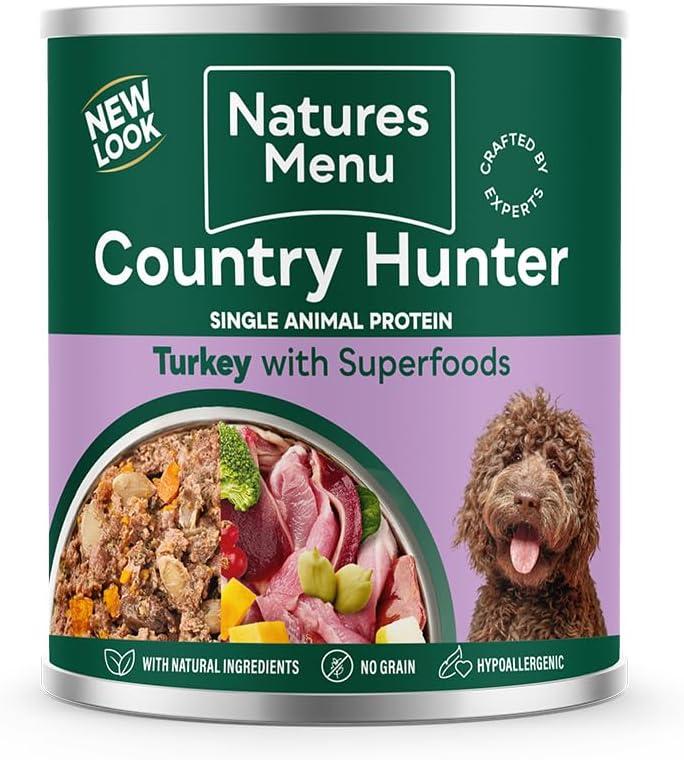 Natural Raw Dog Food – Hypoallergenic High Meat Complete Meal (Grain Free & Nutritious)
