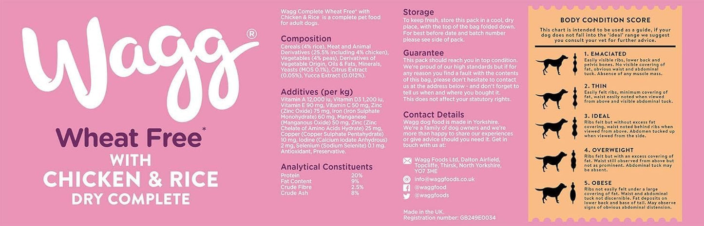 Wagg Complete Dry Puppy-Adult-Senior Food – Healthy Growth & Development Formula