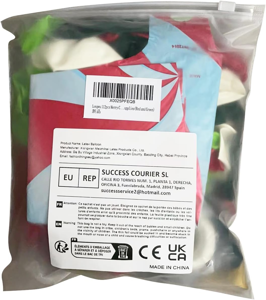 Christmas Balloon Garland Arch Kit, Red Green White Gold Balloons with Large Candy Cane Swirl Foil Balloon for Winter Xmas Party Decorations 164PCS