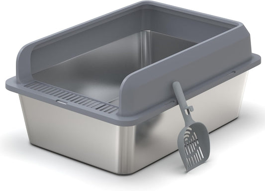 PurrClean™ XL Stainless Steel Litter Box
