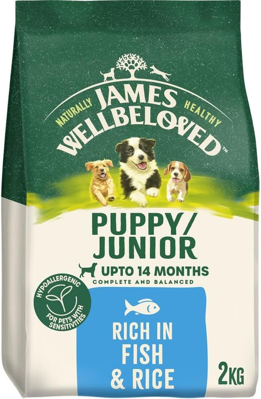 James Wellbeloved Dog Puppy Junior Hypoallergenic Dry Food