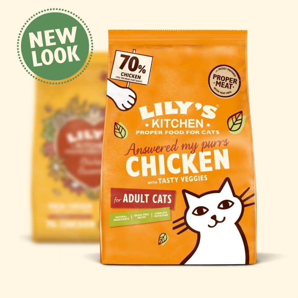 Lily's Kitchen For Adult Dry Cat Food Made with Natural Ingredients