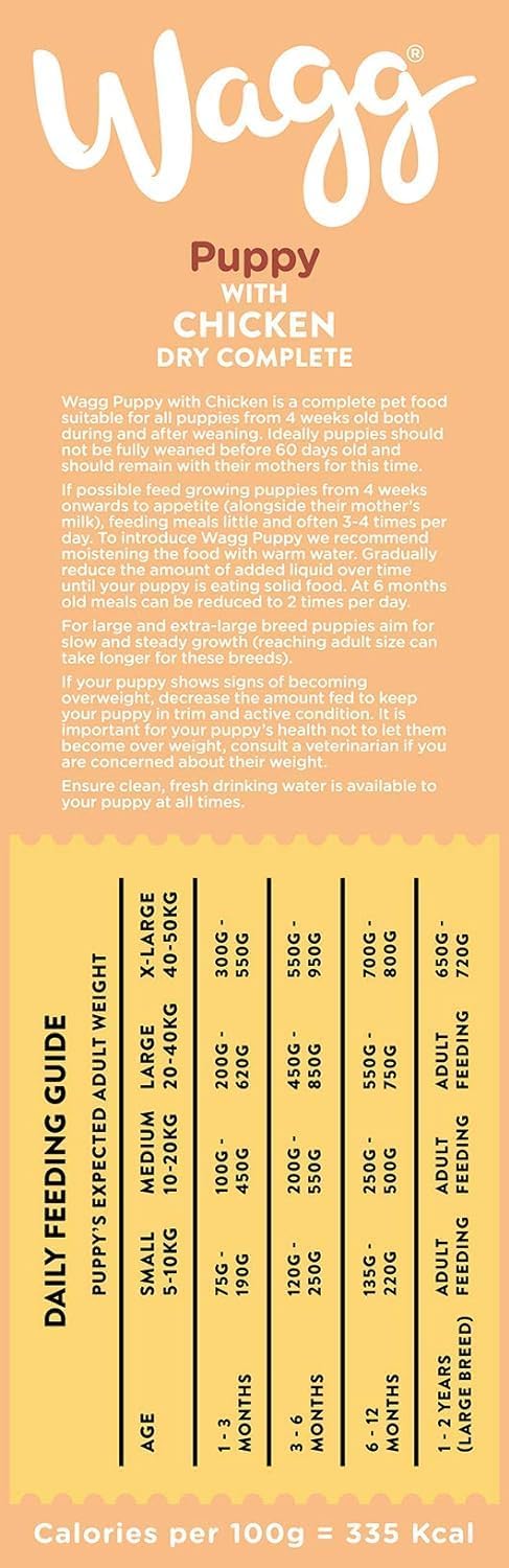 Wagg Complete Dry Puppy-Adult-Senior Food – Healthy Growth & Development Formula