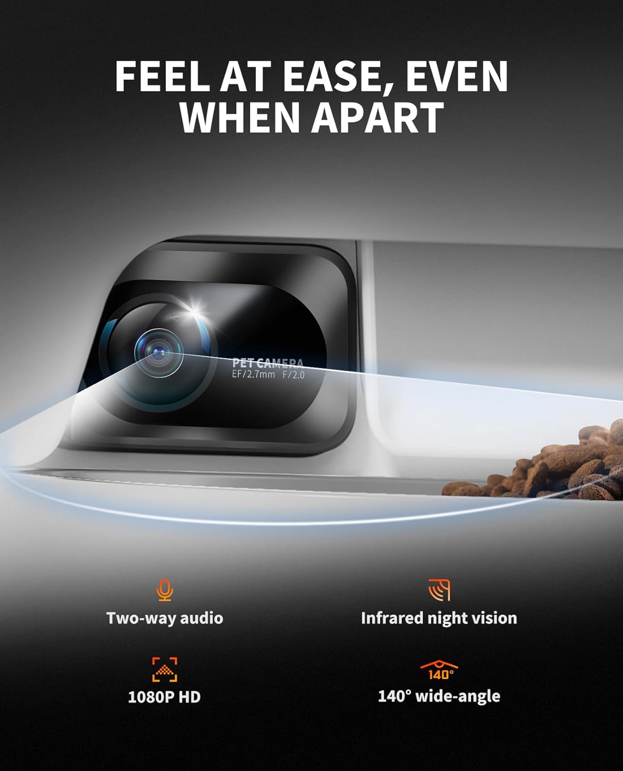 PETKIT SmartFeeder CamPro | 1080P HD Camera Auto Cat Feeder