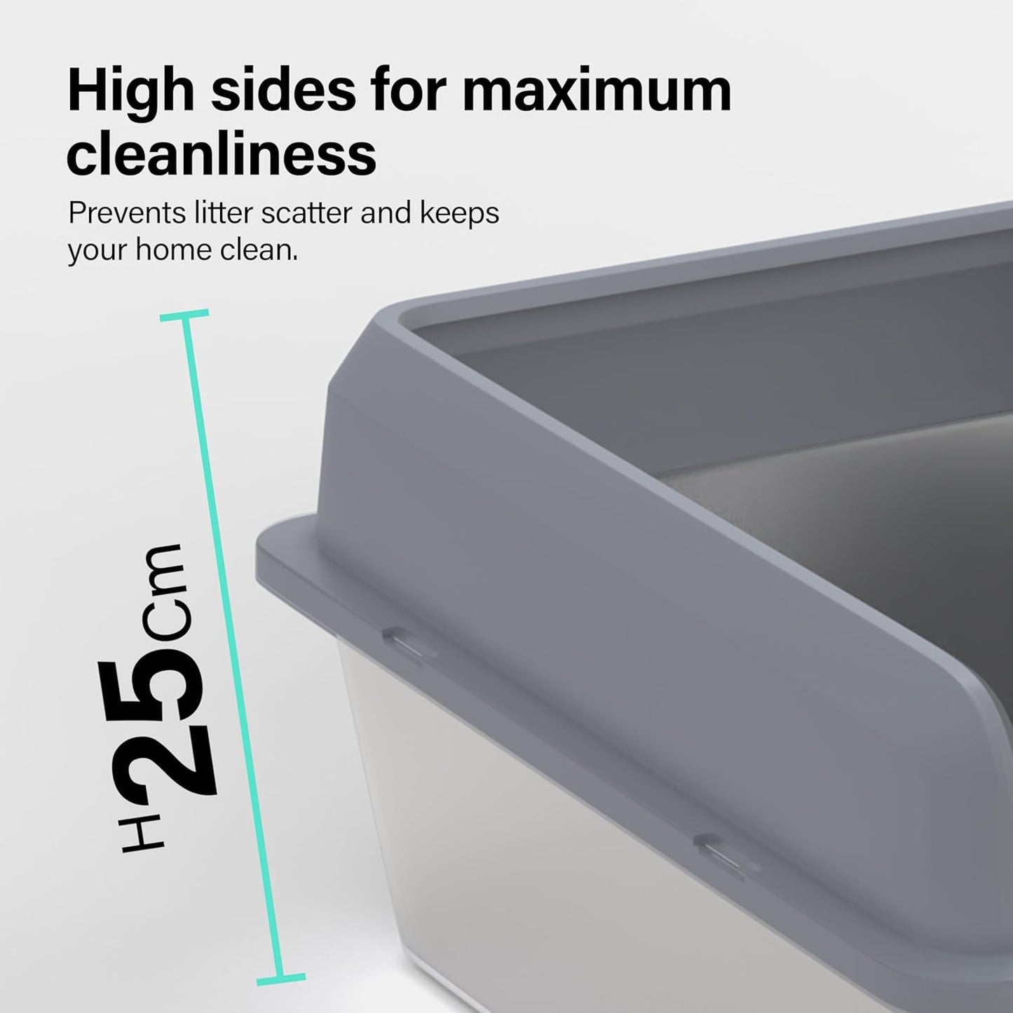 PurrClean™ XL Stainless Steel Litter Box