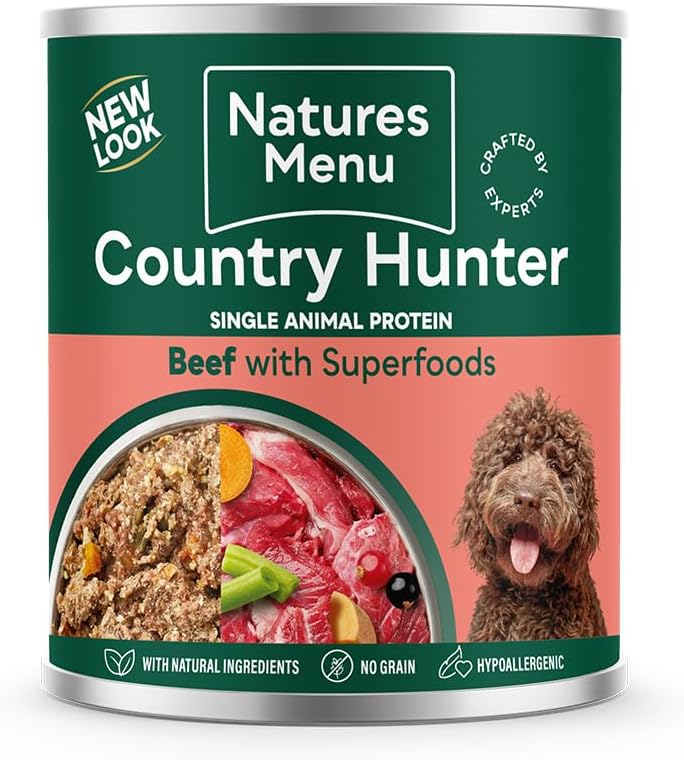 Natural Raw Dog Food – Hypoallergenic High Meat Complete Meal (Grain Free & Nutritious)