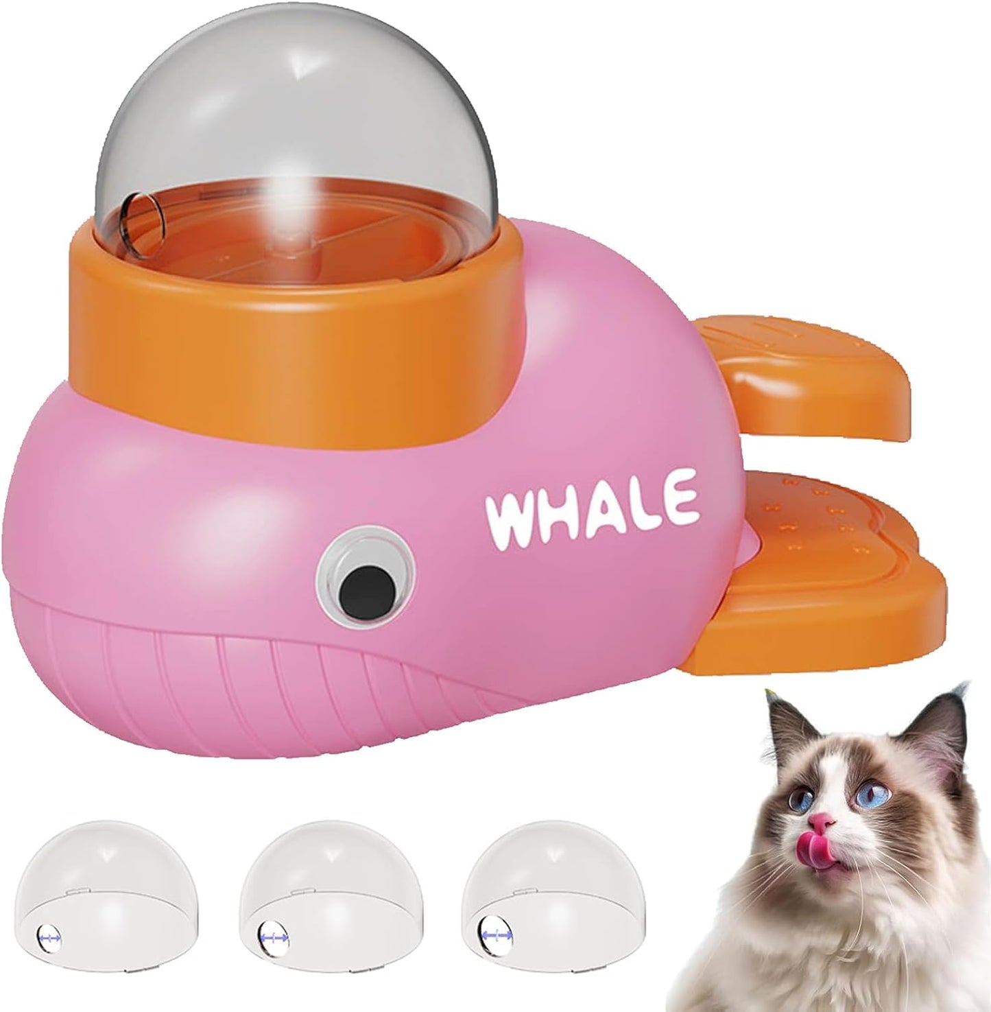 Cat Slot Machine Treat Dispenser, 2 in 1 Cat Puzzle Treat Dispenser, Dog Interactive Treat Dispenser Toy, Food Puzzle Slow Feeder, Intelligence Training Toys for Cats Dogs