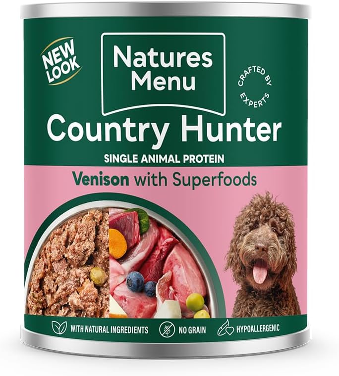 Natural Raw Dog Food – Hypoallergenic High Meat Complete Meal (Grain Free & Nutritious)