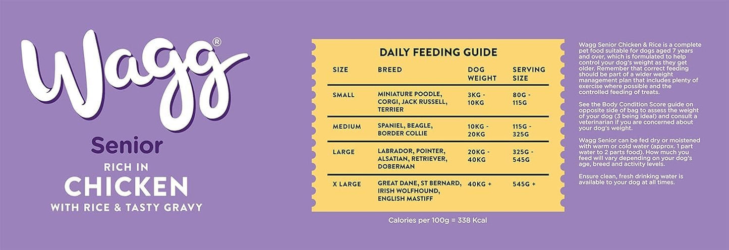 Wagg Complete Dry Puppy-Adult-Senior Food – Healthy Growth & Development Formula