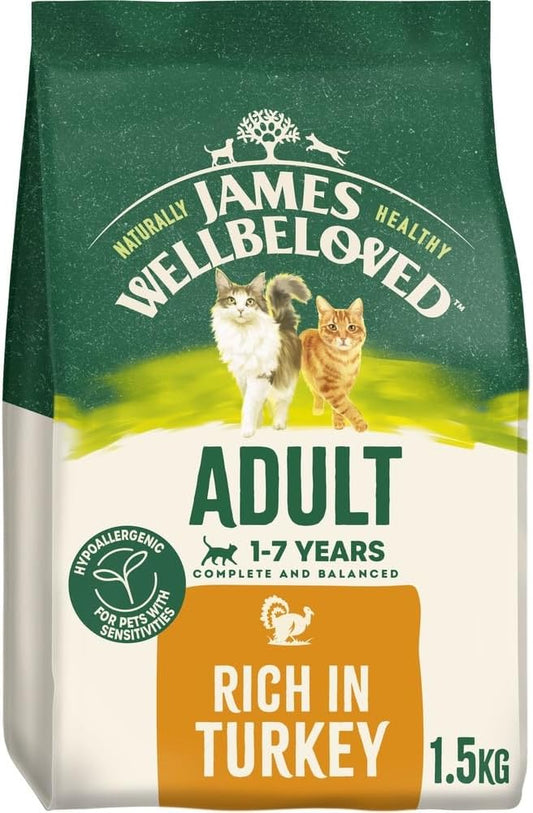 James Wellbeloved Hypoallergenic Dry Cat Food for Adult Cats