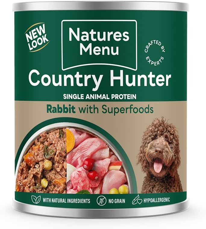 Natural Raw Dog Food – Hypoallergenic High Meat Complete Meal (Grain Free & Nutritious)