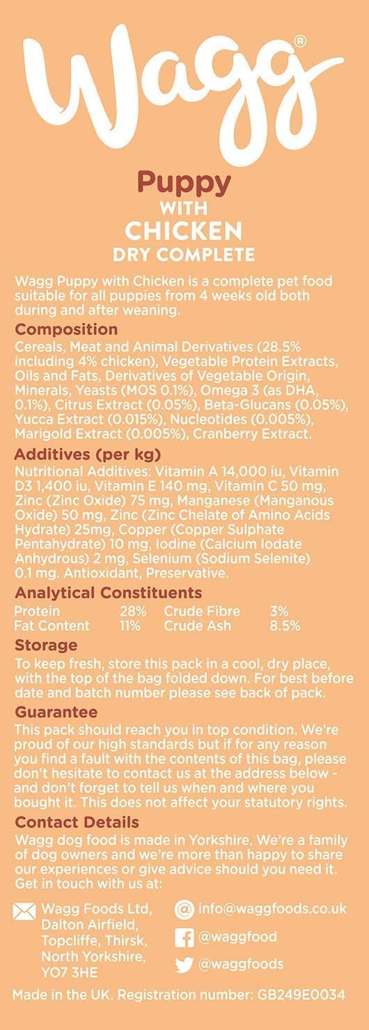 Wagg Complete Dry Puppy-Adult-Senior Food – Healthy Growth & Development Formula