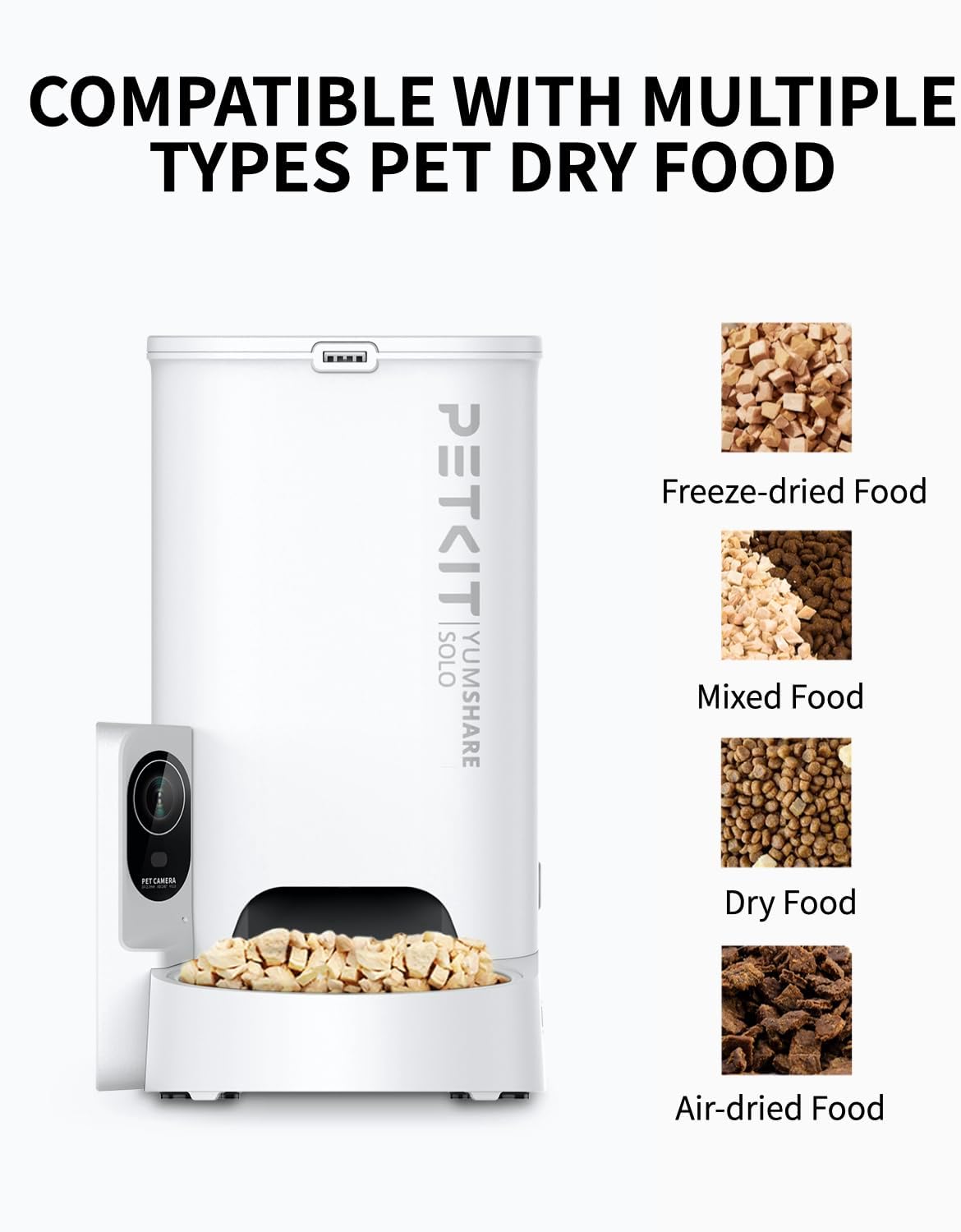 PETKIT SmartFeeder CamPro | 1080P HD Camera Auto Cat Feeder