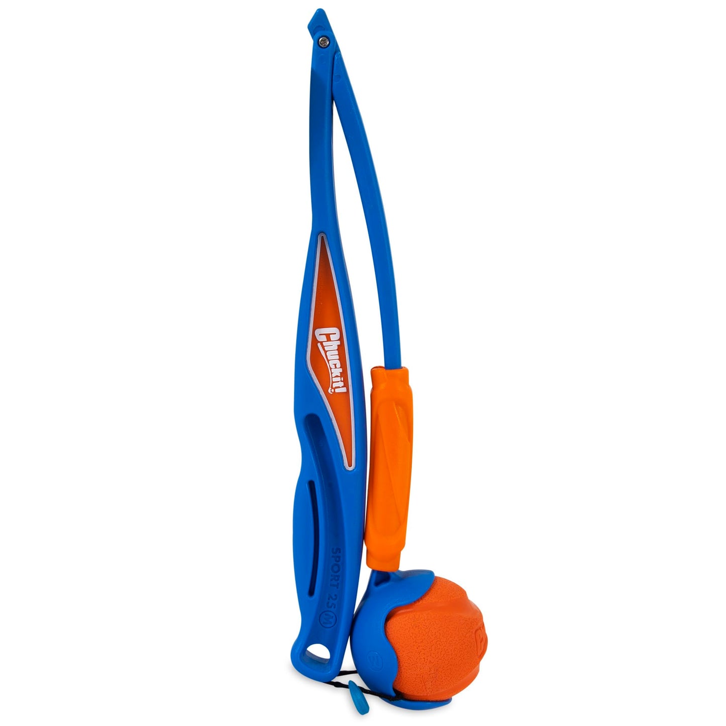 Chuckit! Fetch & Fold 25M Dog Ball Launcher, 25" Length, Includes Medium Ball (2.5") For Dogs 20-60 Pounds