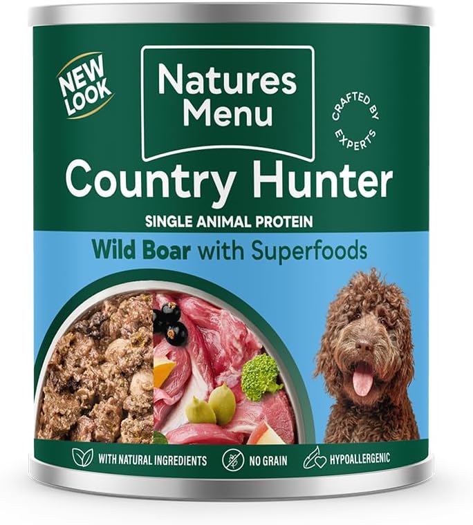 Natural Raw Dog Food – Hypoallergenic High Meat Complete Meal (Grain Free & Nutritious)