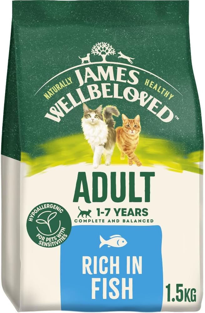 James Wellbeloved Hypoallergenic Dry Cat Food for Adult Cats