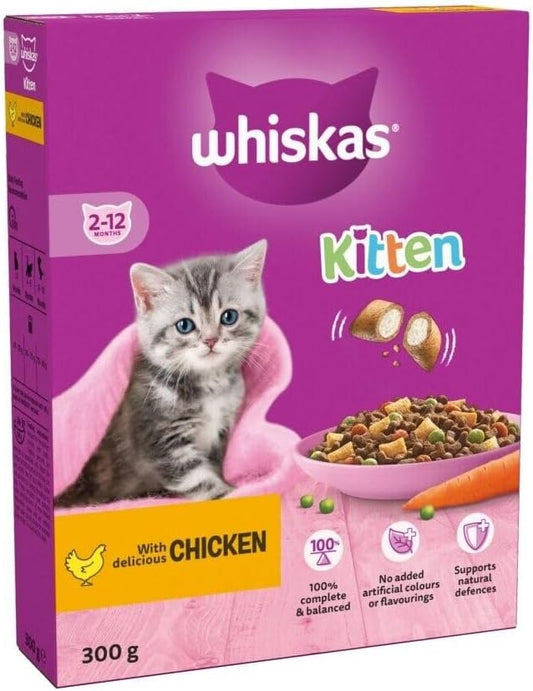 Whiskas Kitten Chicken Dry Food | Healthy Start for Kittens 🐱