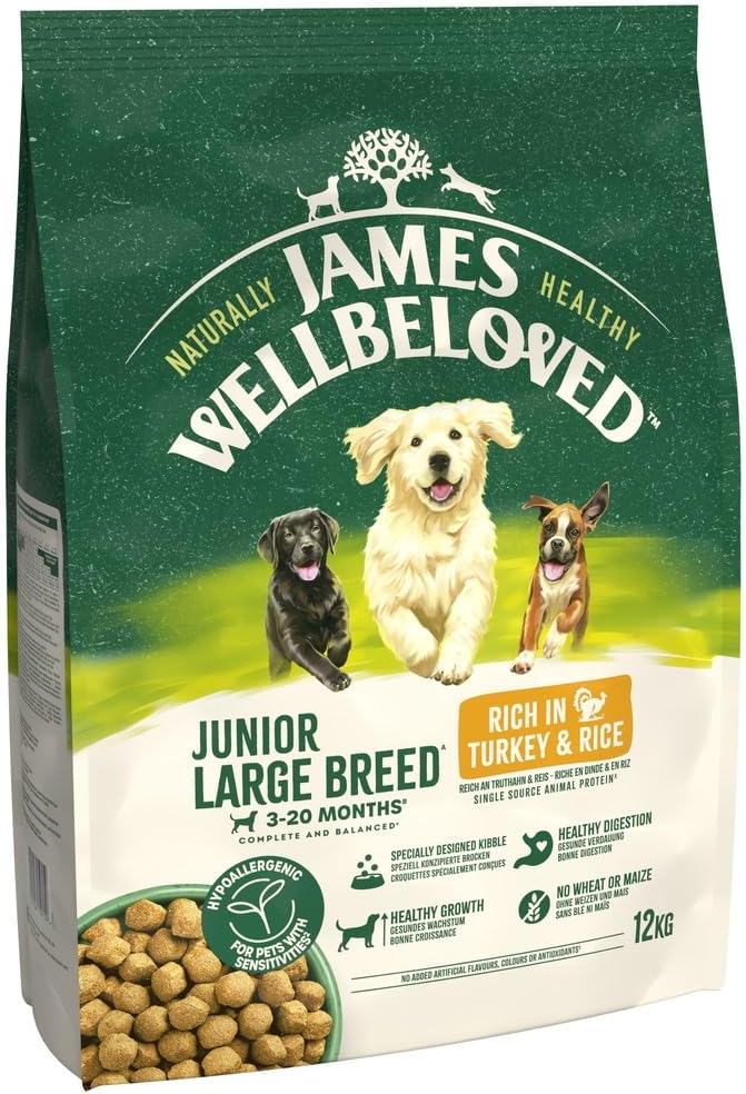 James Wellbeloved Dog Puppy Junior Hypoallergenic Dry Food