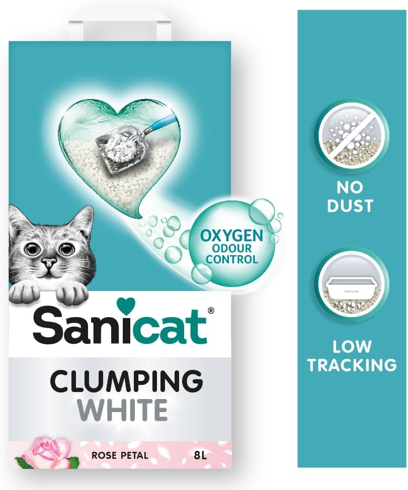 Sanicat - Classic cat litter with Aloe Vera | 7-day odour control | Fast absorption | product for your pet’s hygiene Keep Your Home Clean
