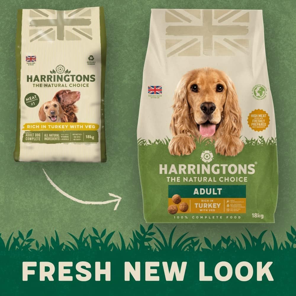 Harringtons Complete Dry Dog Food – Adult & Puppy Made with all natural ingredients