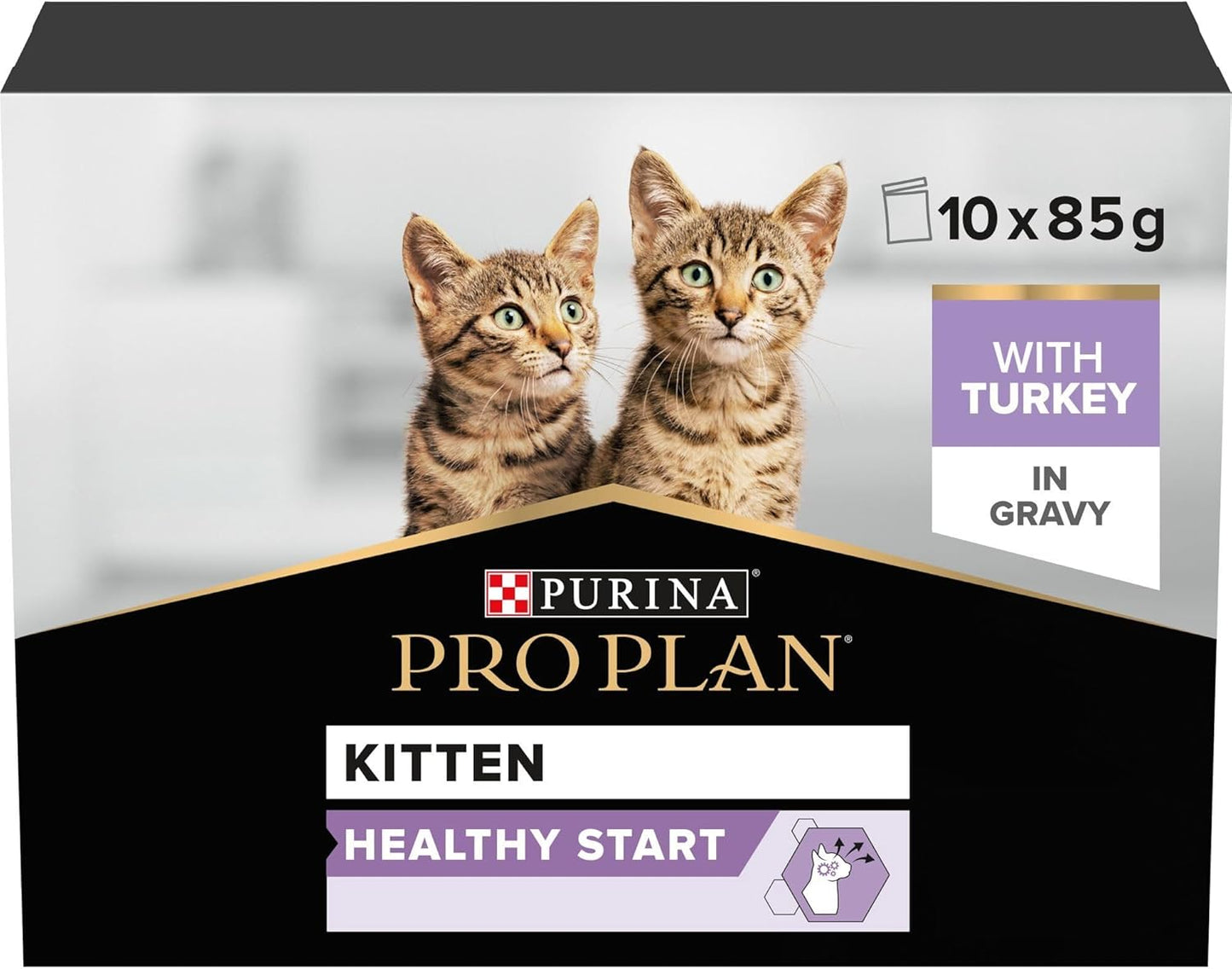 Purina Pro Plan Kitten Healthy Start — Kitten Dry Food | Chicken, Turkey, Duck, Ocean Fish, Delicate Digestion