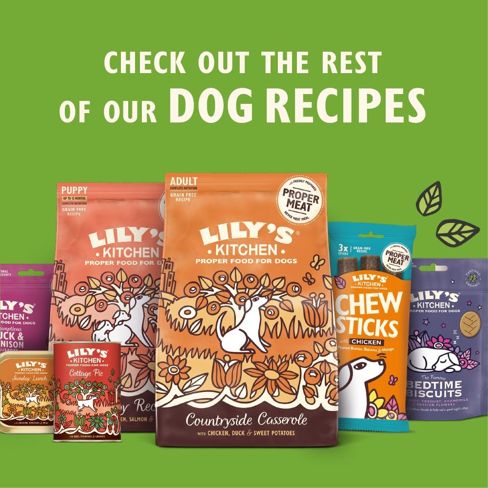 Lily’s Kitchen Natural Adult Wet Dog Food – Classic Dinners with Real Meat & Veggies