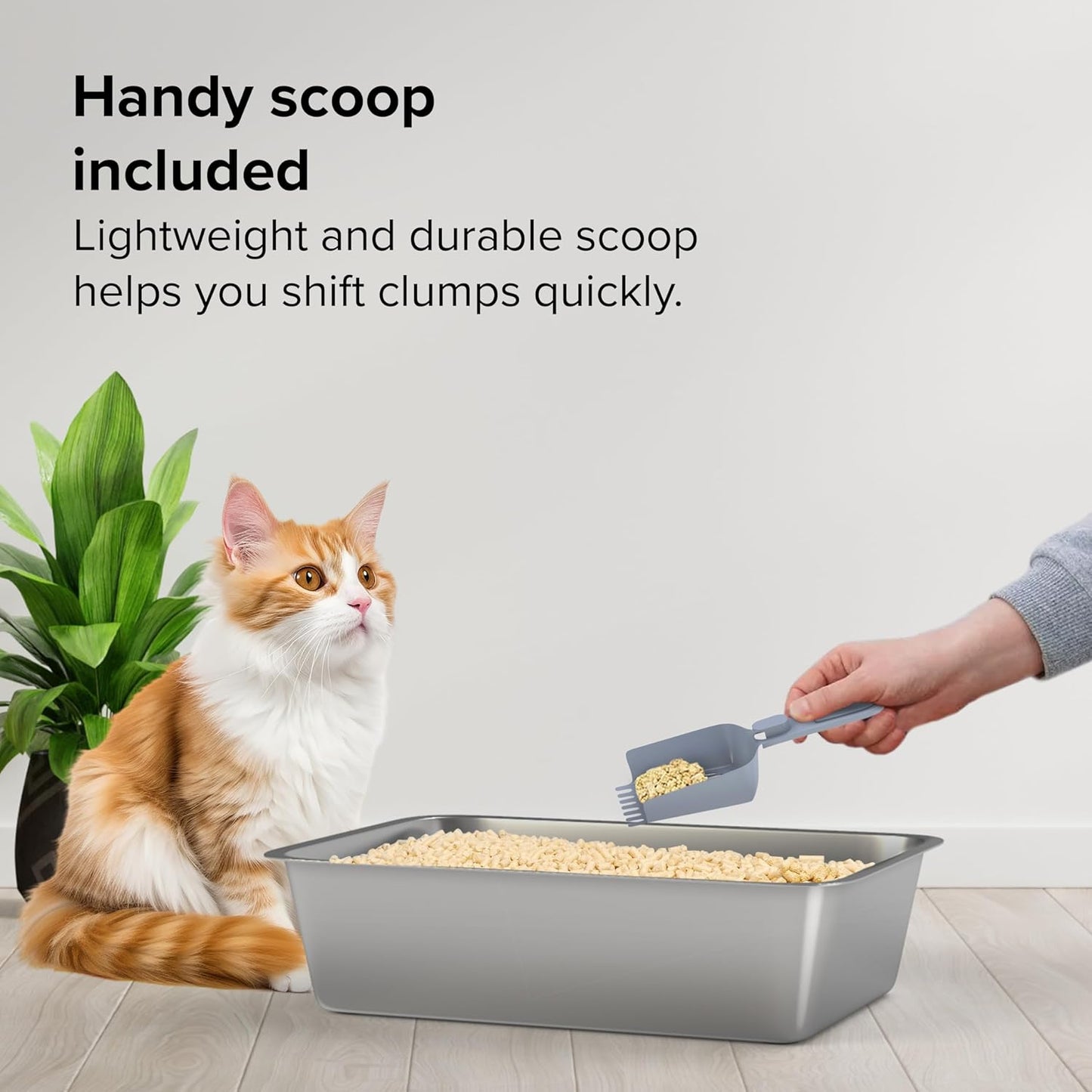 PurrClean™ XL Stainless Steel Litter Box