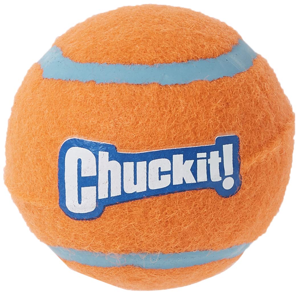 Chuckit! Dog Tennis Ball Dog Toy, Medium (2.5 Inch Diameter) for dogs 20-60 lbs, Pack of 4