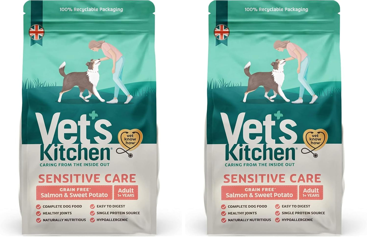 Vet's Kitchen Sensitive Care Hypoallergenic Complete Dry Adult Dog Food
